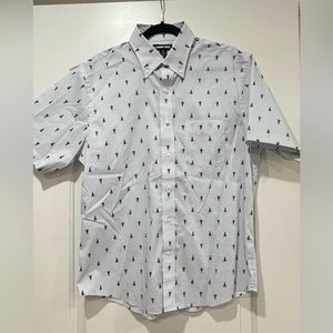 Lands End Pinstripe Lobster Button Down